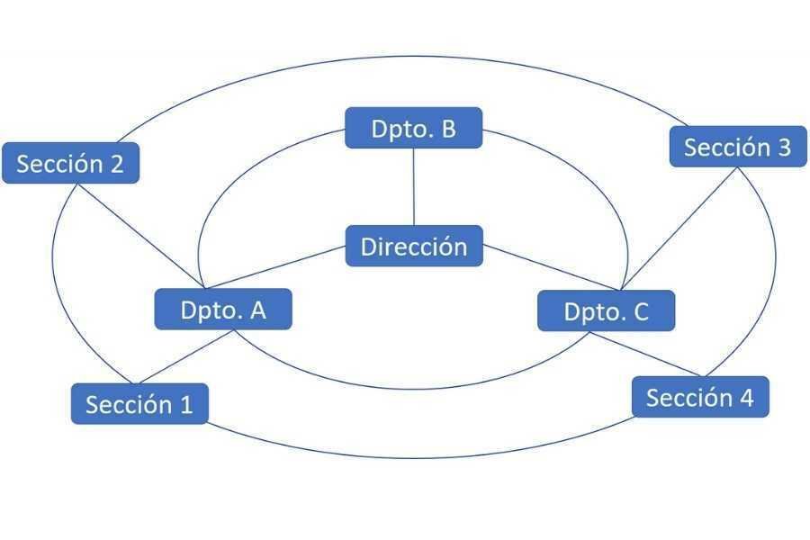 tipos de organigramas Circular de una empresa