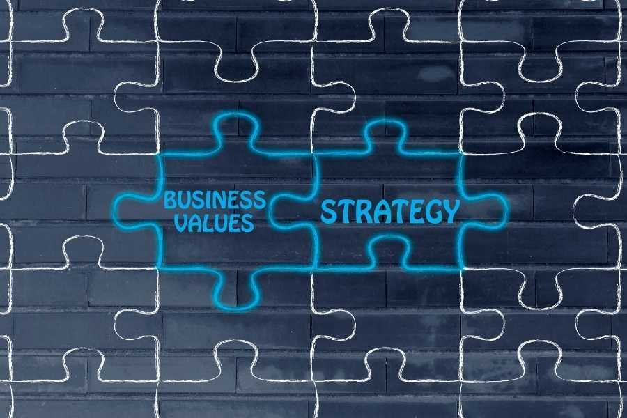 Los valores de una empresa dentro de la misión, visión y valores